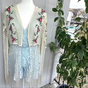 Gypsy Fringe hippy bohemian kimono